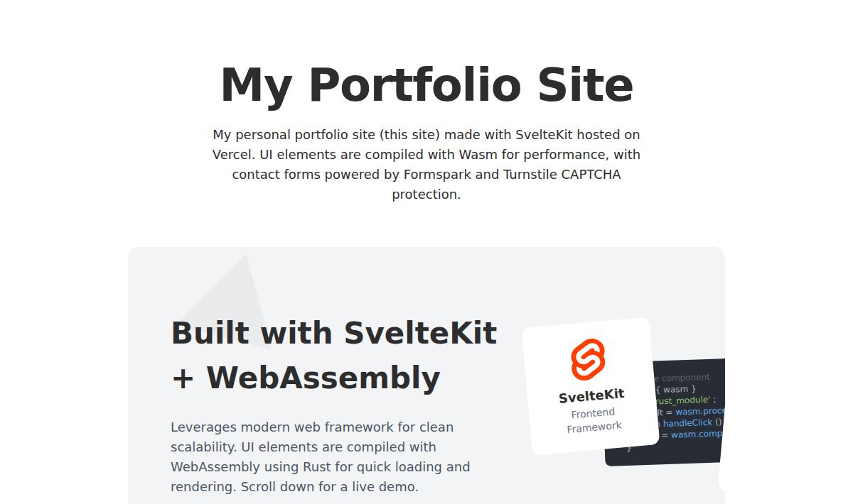 Personal Site
